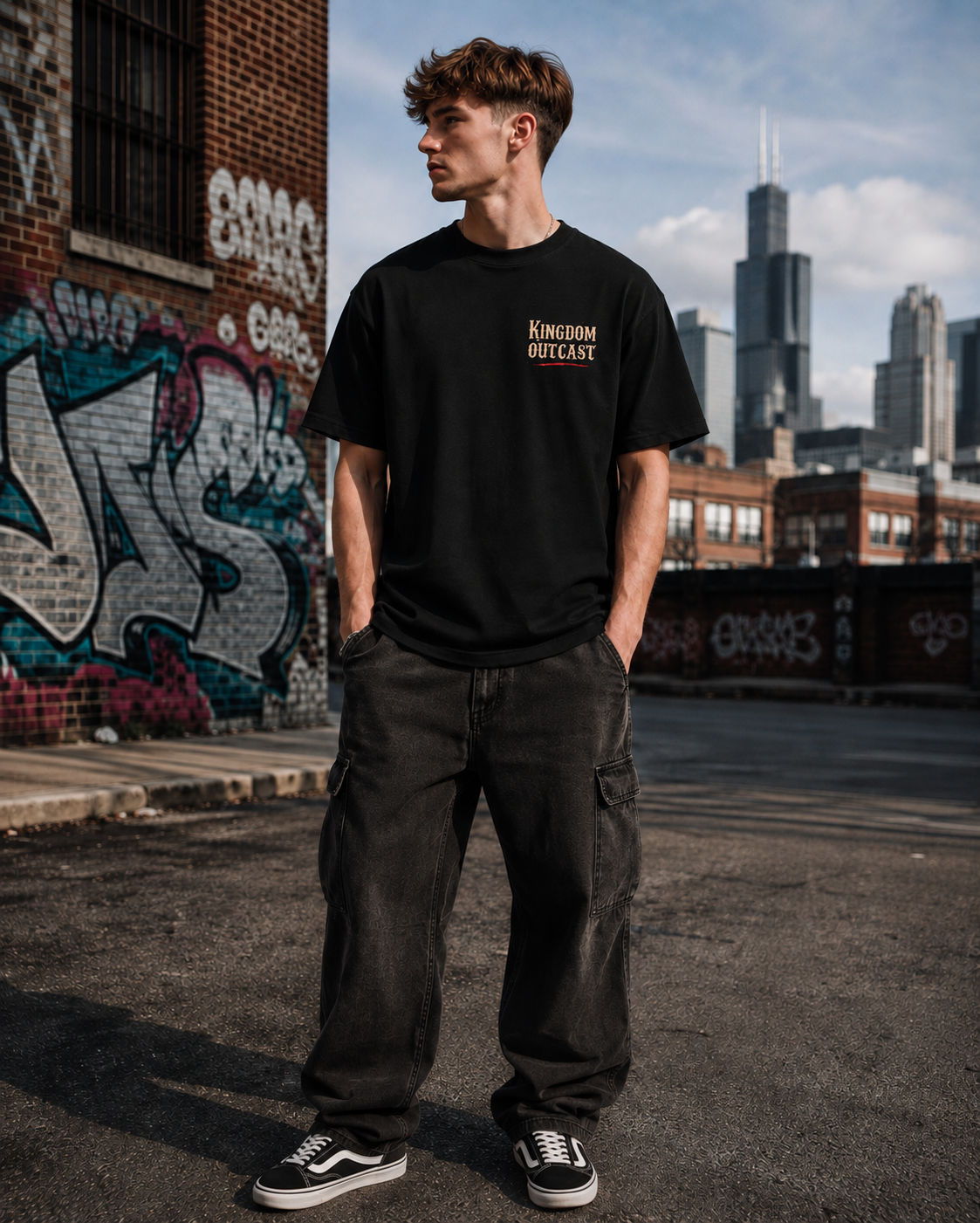 Kingdom Outcast Tee — “Rejected by the World, Chosen by God” (1 Peter 2:9)