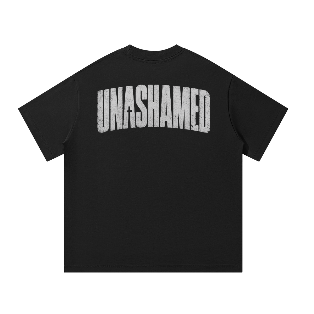 Unashamed Oversized Christian T-Shirt — Romans 1:16 Streetwear Tee