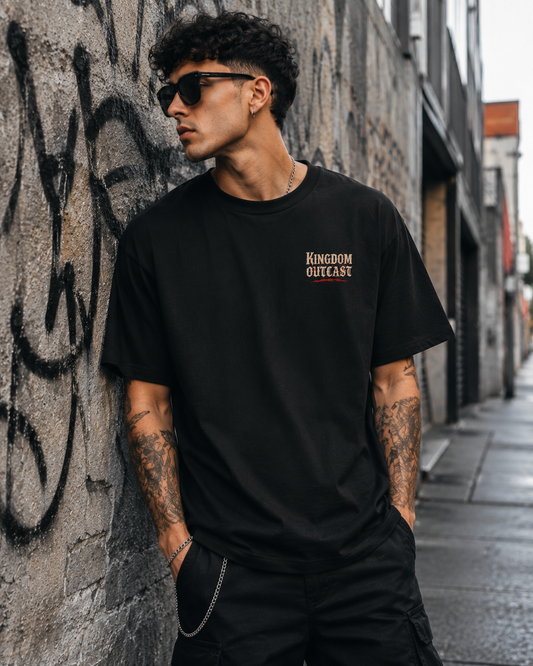 Kingdom Outcast Regular Tee — “Rejected by the World, Chosen by God” (1 Peter 2:9)