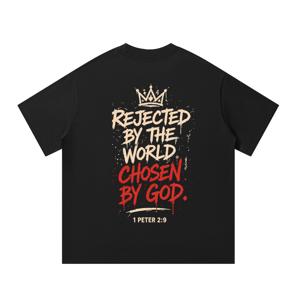 Chosen Christian T-Shirt on model detail