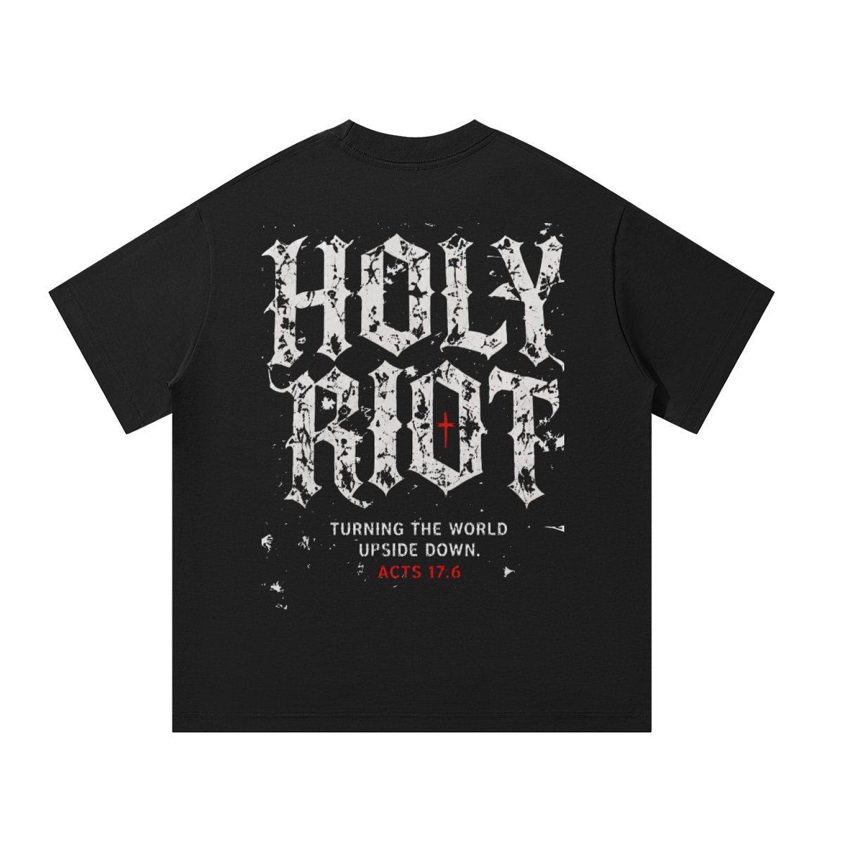 Holy Riot Christian T-Shirt on model detail