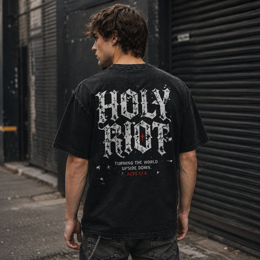 Holy Riot Christian T-Shirt detail