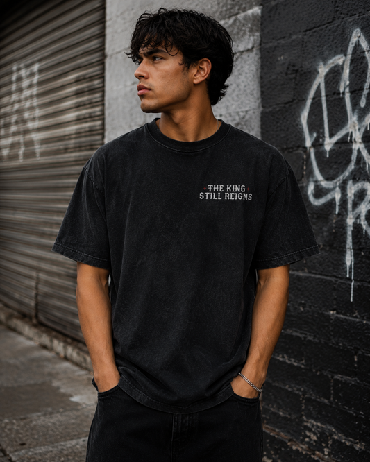 Holy Riot Acid Wash Tee — "Turning the World Upside Down" (Acts 17:6)